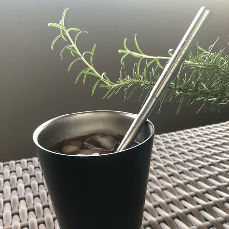 Eva et Lilit テレスコーピング ステンレスストロー ポータブルケース・ 洗浄ブラシ付き