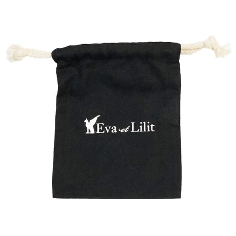 Eva et Lilit  コットン巾着 SSサイズ 10cm×13cm