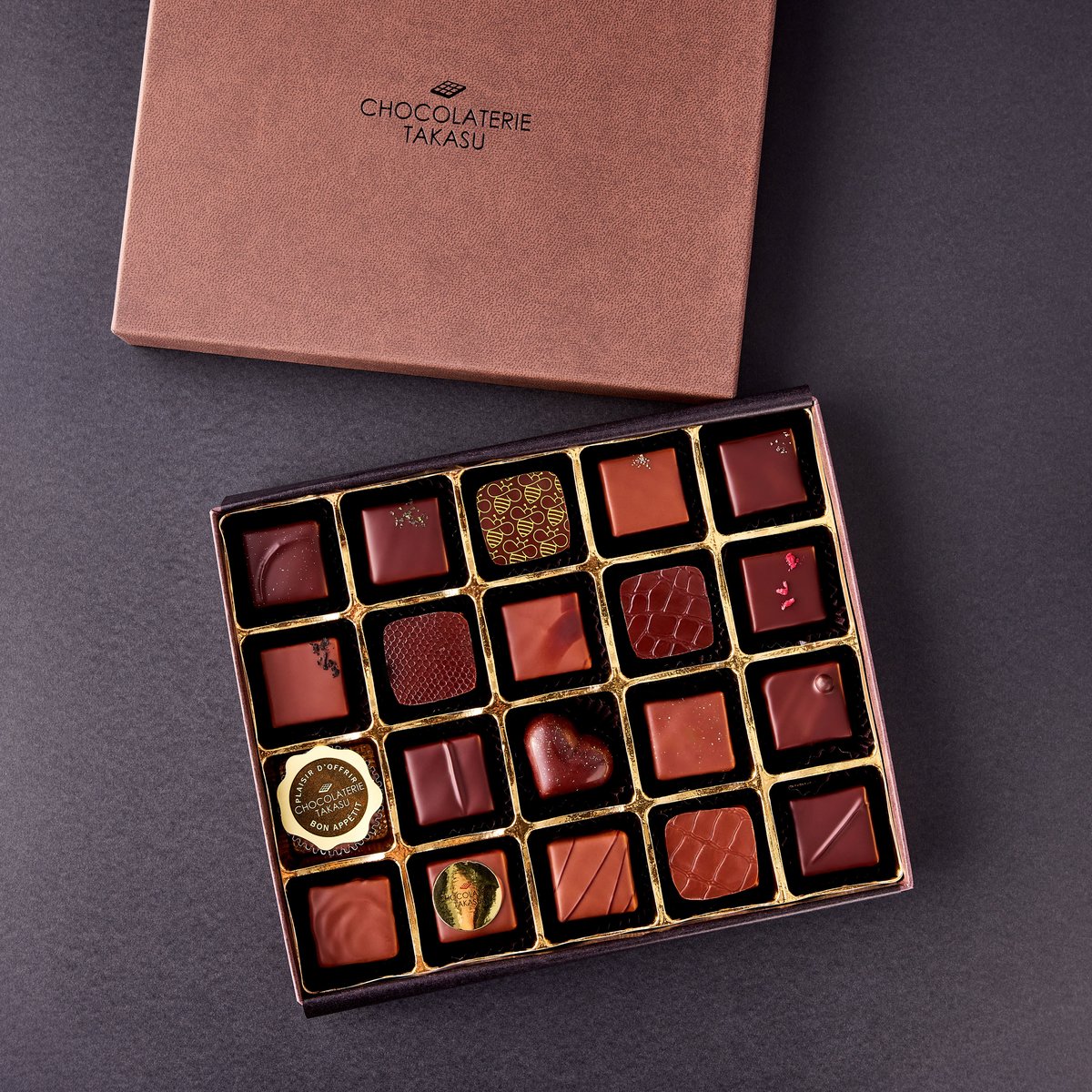 ボンボンショコラ20P | CHOCOLATERIE TAKASU