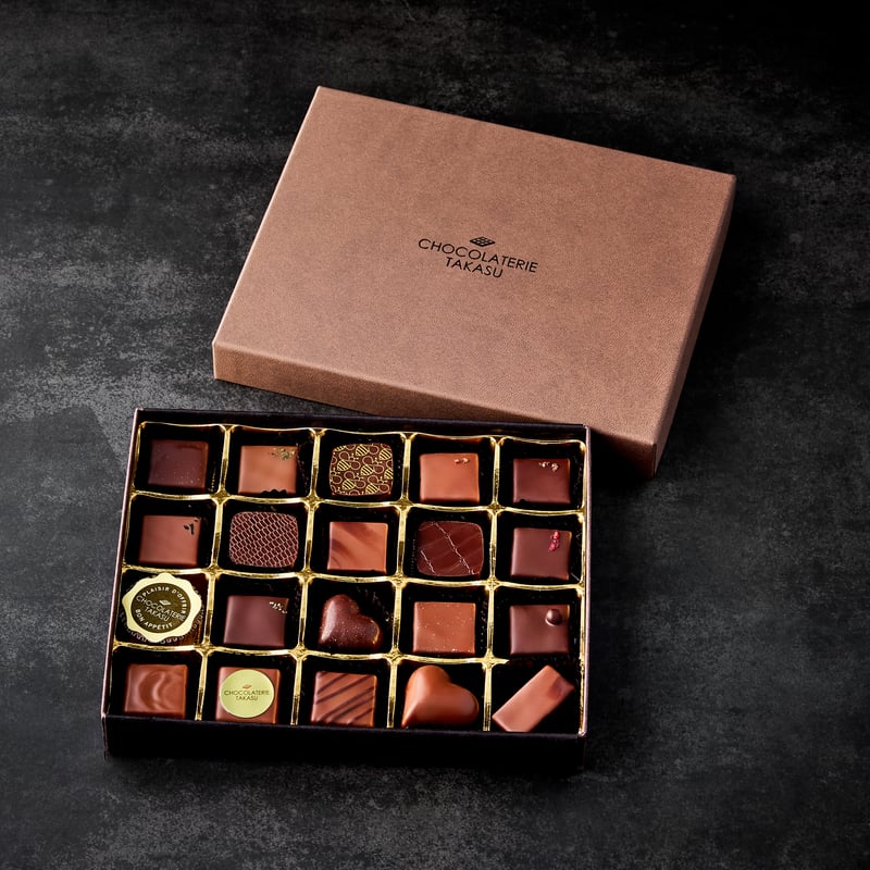 ボンボンショコラ20P | CHOCOLATERIE TAKASU