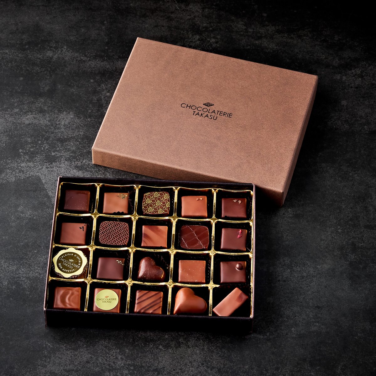 ボンボンショコラ20P | CHOCOLATERIE TAKASU