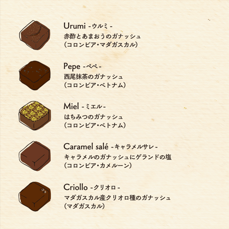 ボンボンショコラ5P