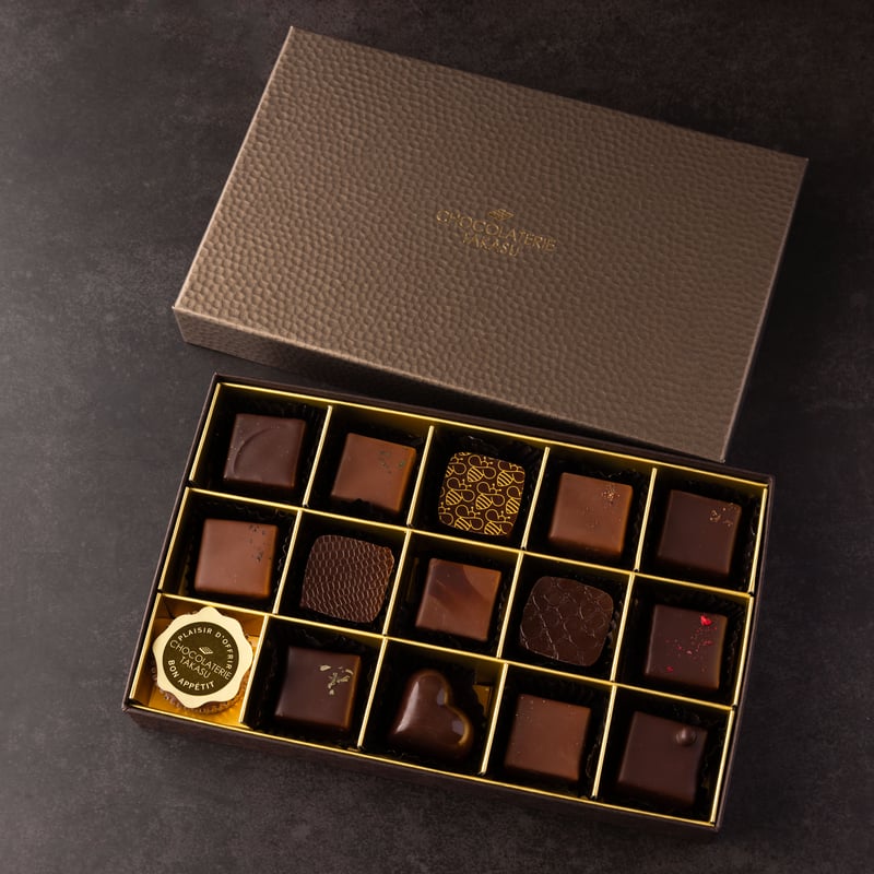 ボンボンショコラ15P | CHOCOLATERIE TAKASU