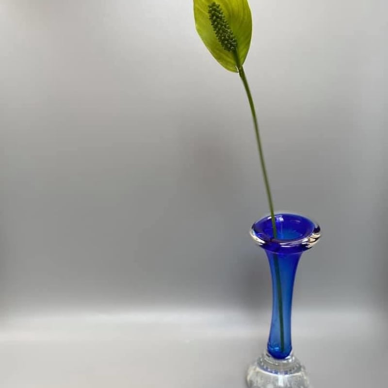 スウェーデン製 Aseda ガラス花瓶 26cm 1960年代