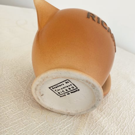 1970's フランス製RICARD陶器製ピッチャー/ST26