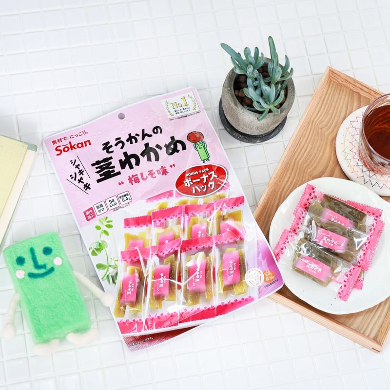そうかんの茎わかめ 梅しそ味 ボーナスパック 105g×10入 | 【公式】壮