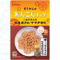 そうかんのれんこんチップ八幡屋礒五郎七味ガラム・マサラ風味　18g×24入