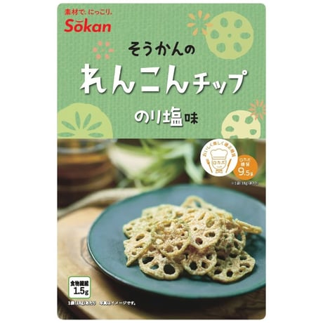そうかんのれんこんチップ　のり塩味　18g×24入