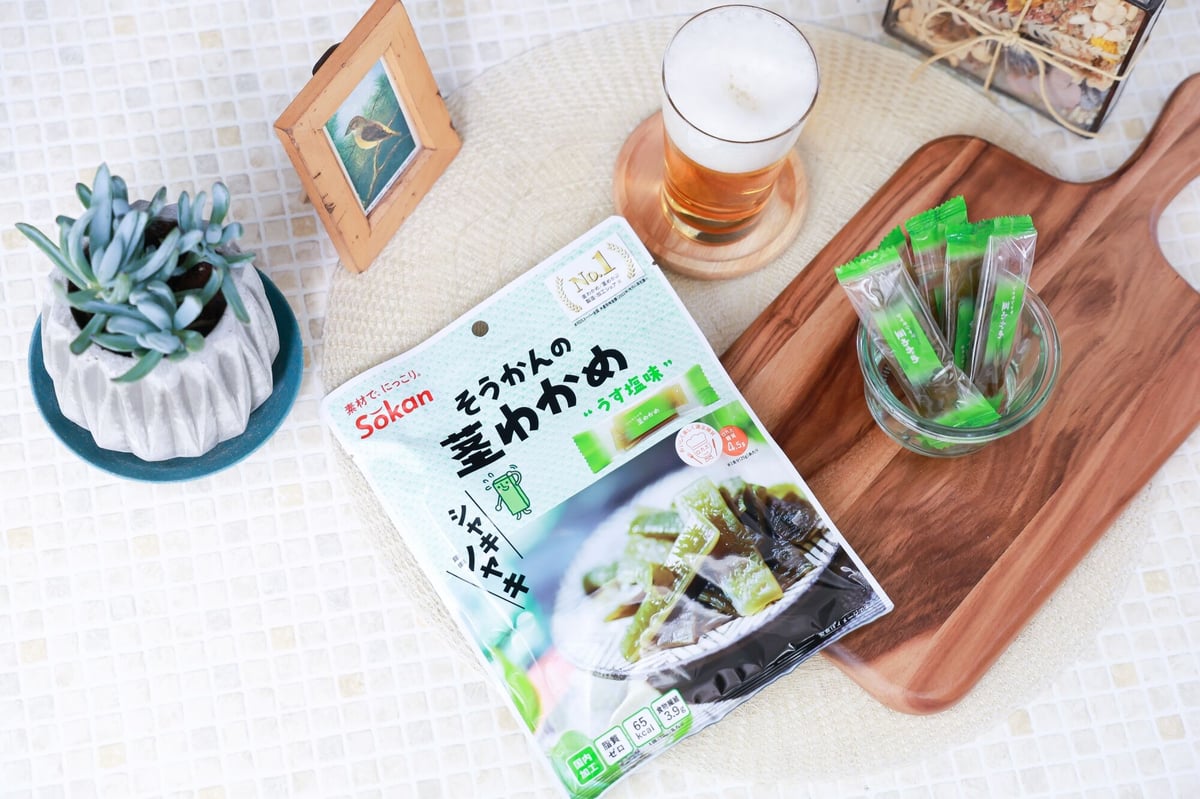 【大容量お得】塩蔵元葉わかめ 茎付き 8kg 大容量400g×20袋 業務用 楽天市場】おつまみ 送料無料 [壮関] 茎わかめうす塩味 BIGサイズ 217g