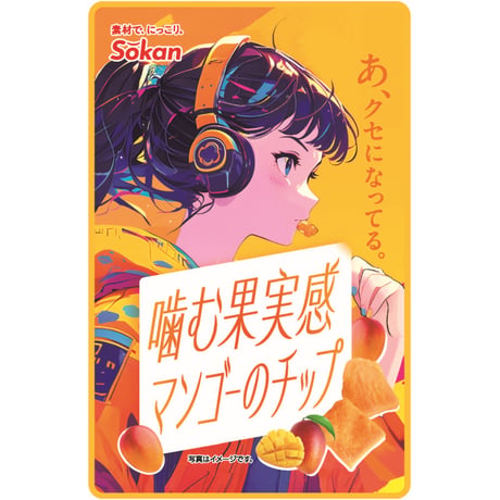 噛む果実感　マンゴーのチップ　30g×18入