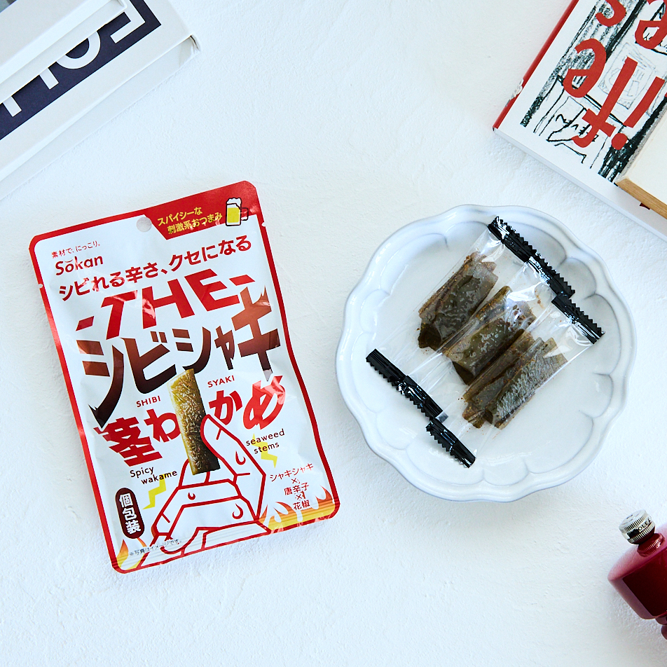 THE-シビシャキ茎わかめ 26g×18入 | 【公式】壮関 素材菓子専門店 THE-シビシャキ茎わかめ 26g×18入 | 【公式】壮関 素材菓子専門店