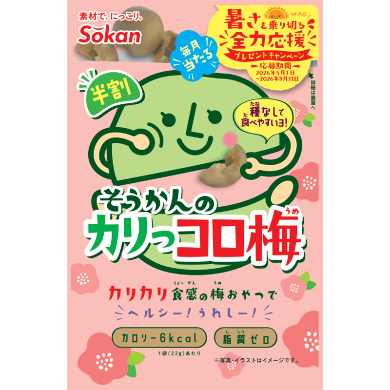そうかんのカリっコロ梅 22g×30入 | 【公式】壮関 素材菓子専門店