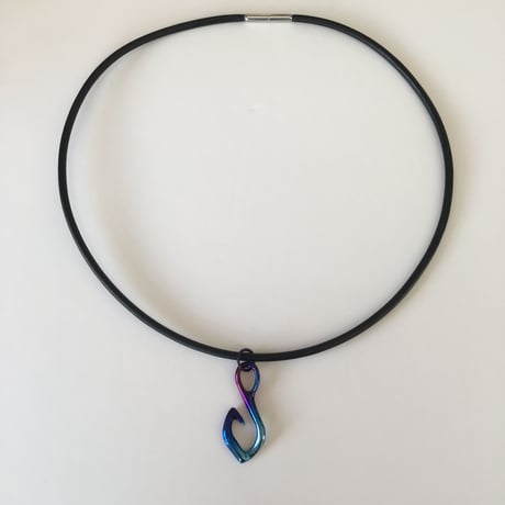 しあわせキャッチ レザー  Ocean blue