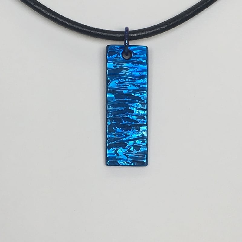 ヴィンテージサフィレット　フロレンザ　ネックレス イギリスアンティーク サフィレットガラスのネックレス」ココン