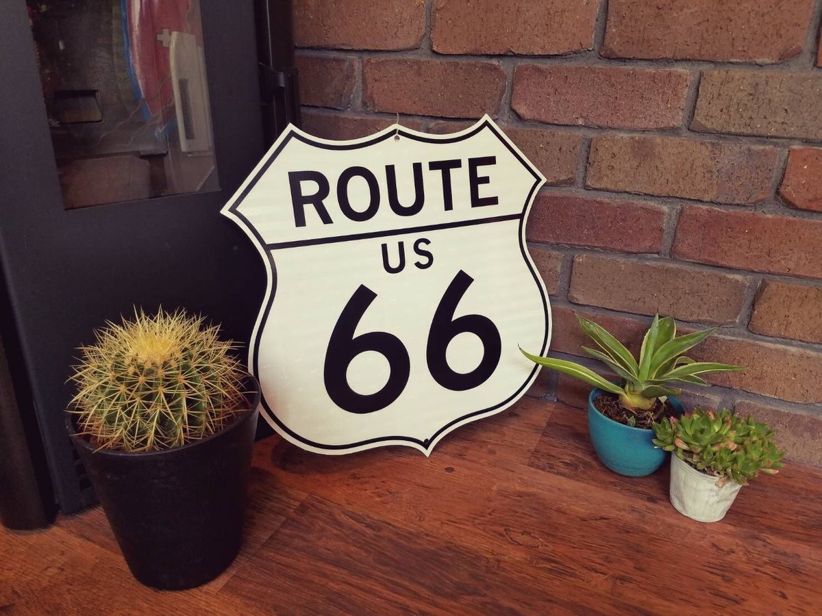 トラフィックサイン ROUTE66 | Laut design online shop -ラウ