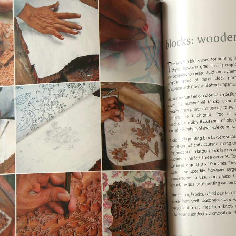 print progress ブロックプリントの本 | 南インドまちかど雑貨店