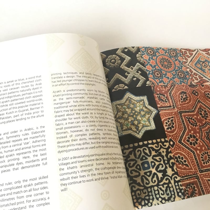hand blockopedia ブロックプリントの本 | 南インドまちかど雑貨店
