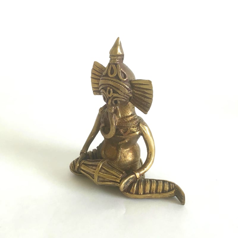 ガネーシャ像 両面太鼓 | 南インドまちかど雑貨店