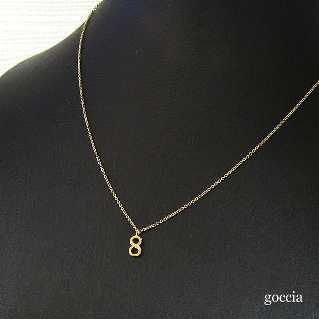 K18 金 数字1 ペンダント ネックレス K18 ナンバー ペンダント ダイヤモンド 18金 diamond number pendant