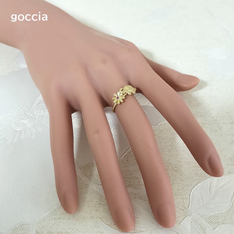 K18ゴールド, flower デザインリングです。14号 K18ゴールド, flower デザインリングです。14号 ref09000000038347