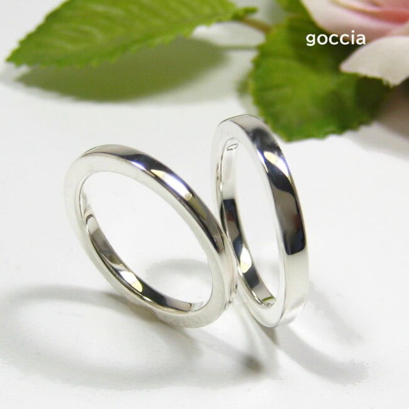ペアリング（シルバー製のシンプルデザイン）(173R、174R） | 結婚指輪