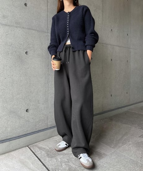裏起毛カーブパンツ