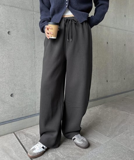 裏起毛カーブパンツ