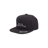 Lack of common sense CollegeLogo cap