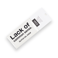 Lack of common sense Logo sticker【ロゴステッカー】