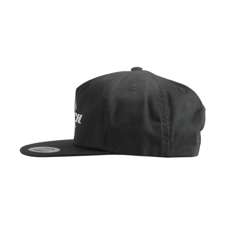 Lack of common sense  classic 5 panel GLITCH LOGO cap 【Black】
