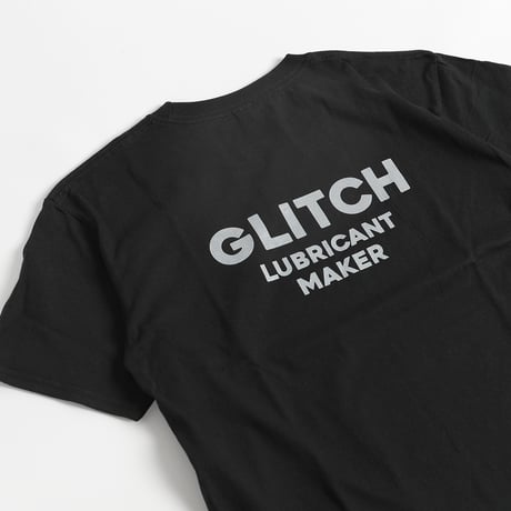 GLITCH LUBRICANT MAKER T-shirt【Black 】