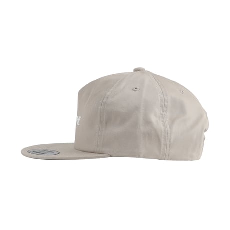 Lack of common sense Classic 5 Panel GLITCH LOGO Cap 【beige】