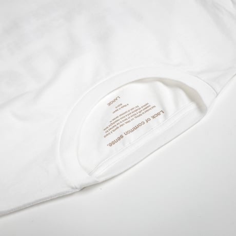 GLITCH LUBRICANT MAKER T-shirt【 White 】