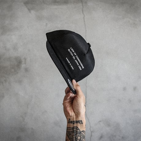 Lack of common sense  classic 5 panel cap 【black】