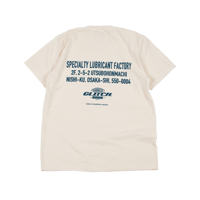 Address Design T-shirt 【natural】Front Mark Ver.