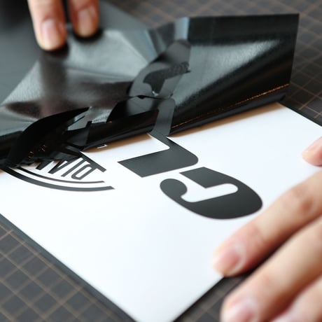 glitch oil Logo sticker 【ロゴステッカー】