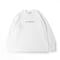 Lack of common sense Horizontal Logo L/S T- shirt【 White 】