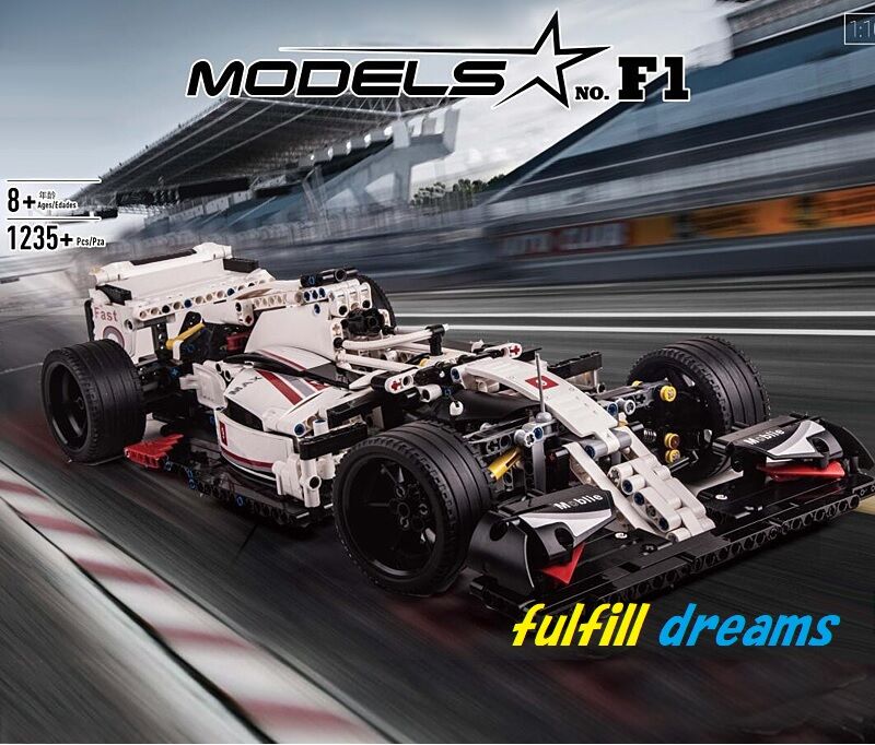 レゴ 互換品 F1 レーシングカー デザイン スピードカー スーパーカー