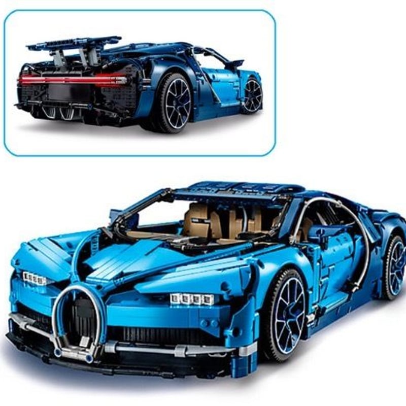 テクニック 42083 Bugatti Chiron 組み立てモデル