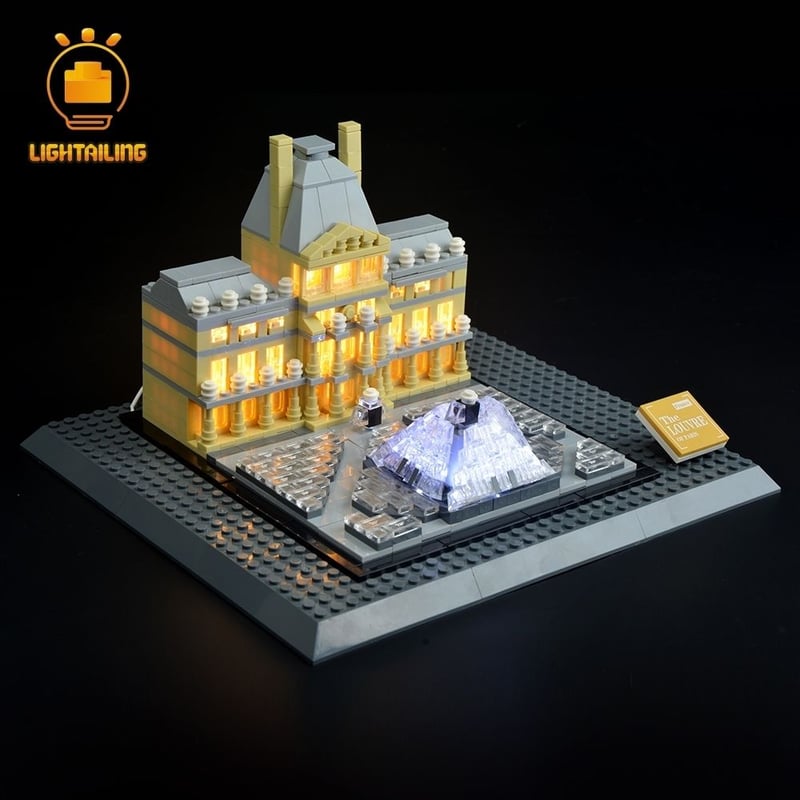 レゴ アーキテクチャー 21024 ルーブル美術館 ライトアップセット [LED ...