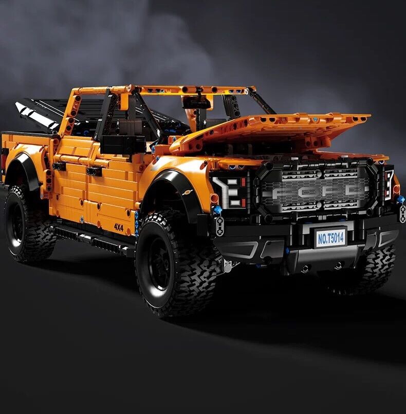 2色 レゴ 互換品 3249ピース フォードラプター F-150 デザイン ダブル ...