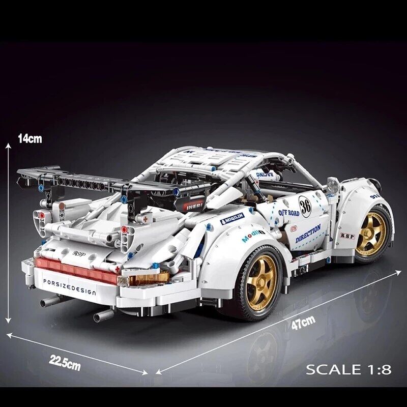 レゴ互換 ブロック 車 レースカー テクニック ポルシェ 911 RSR