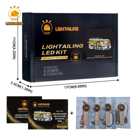 レゴ 31052 キャンピングカー ライトアップセット [LED ライト キット+バッテリーボックス]