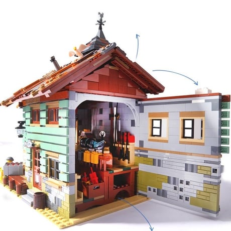 レゴ 互換品 レトロなつり具屋 フィッシャーマンズハット シリーズ アイデア 21310 クリスマス プレゼント