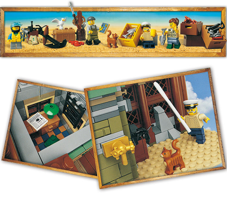 レゴ 互換品 レトロなつり具屋 フィッシャーマンズハット シリーズ