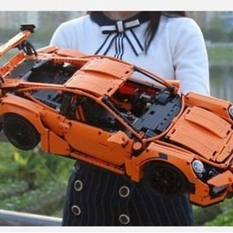 レゴ 互換品 テクニック ポルシェ911 GT3 RS オレンジ 42056 | fulfil...