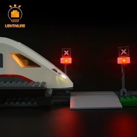 レゴ シティ 60051 ハイスピードパッセンジャートレイン ライトアップセット [LED ライト キット+バッテリーボックス]