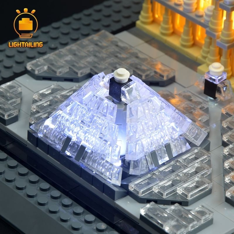 レゴ アーキテクチャー 21024 ルーブル美術館 ライトアップセット [LED ...
