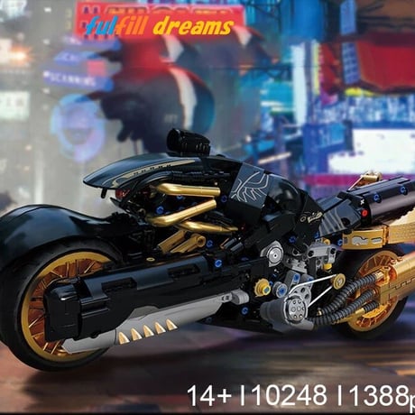 レゴ 互換品 近未来バイク デザイン フェンリル 風 テクニック スポーツバイク スーパーバイク レース クリスマス プレゼント おもちゃ ブロック 互換 知育玩具