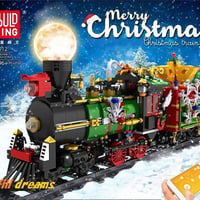 レゴ 互換品 クリスマストレイン サンタ ブロック おもちゃ クリスマス プレゼント 知育玩具 学習玩具 おもちゃ ブロック 入学 お祝い こどもの日 男の子 女の子